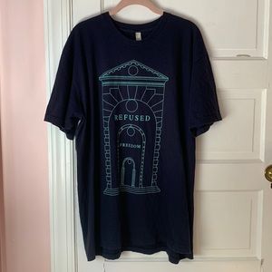 Refused Freedom Shirt Epitaph Records Swedish Music Shape of Punk to Come Hives